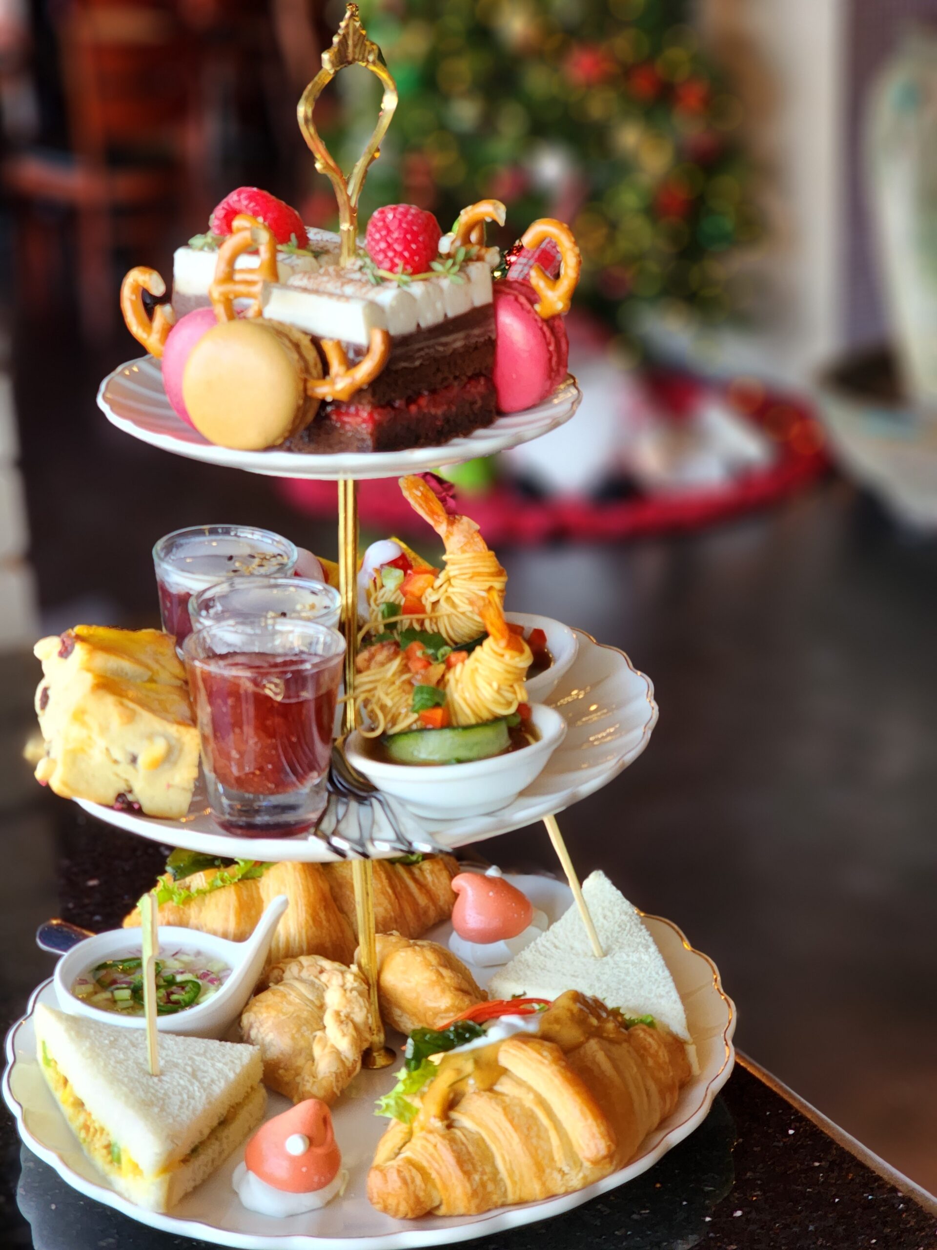 Thai Afternoon Tea holiday tier